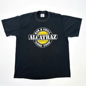 Vintage 90s Alcatraz Prison T Shirt XL Single Stitch San Fran Cali Bar And Grill